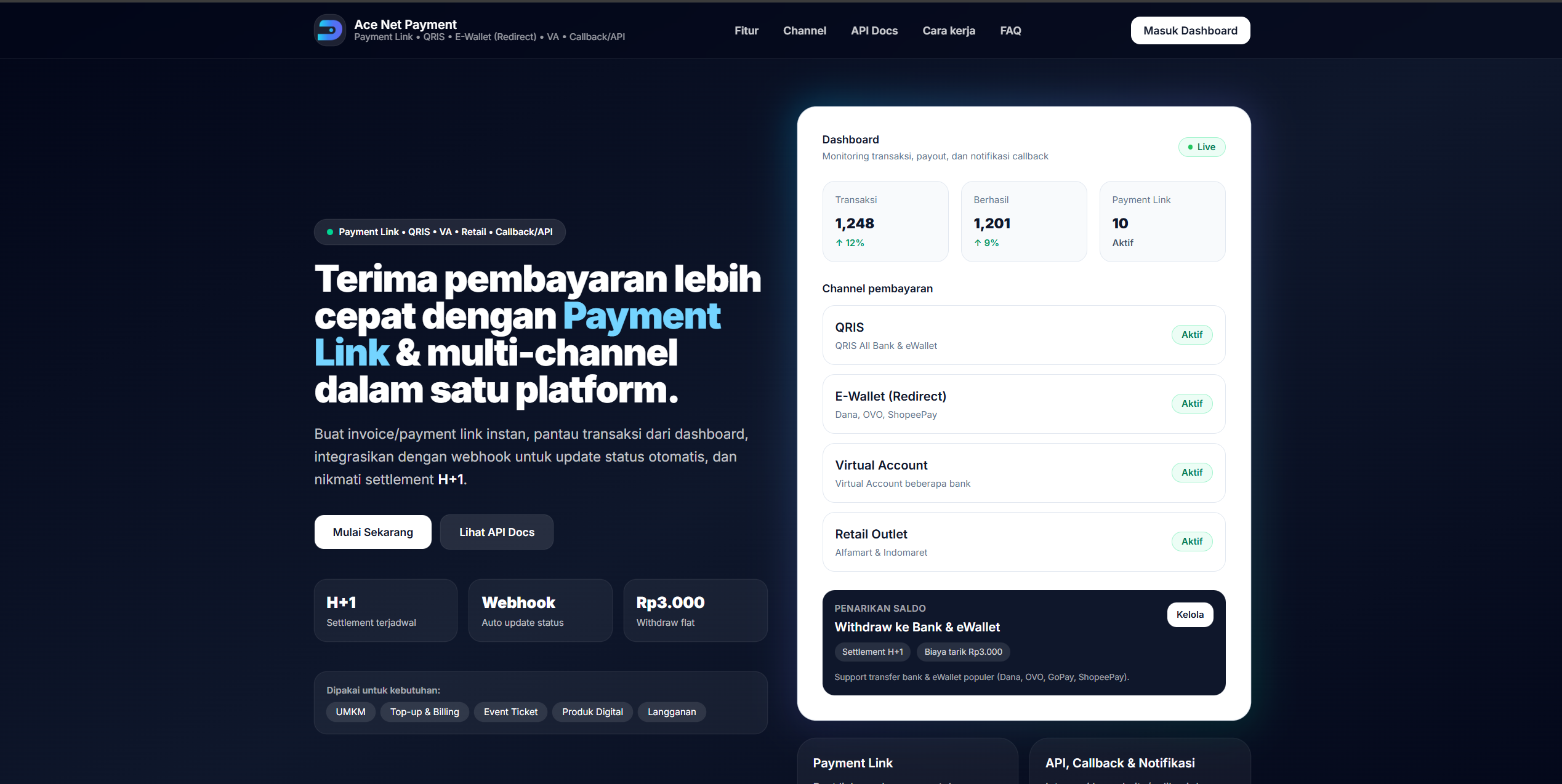 Ace Net Payment